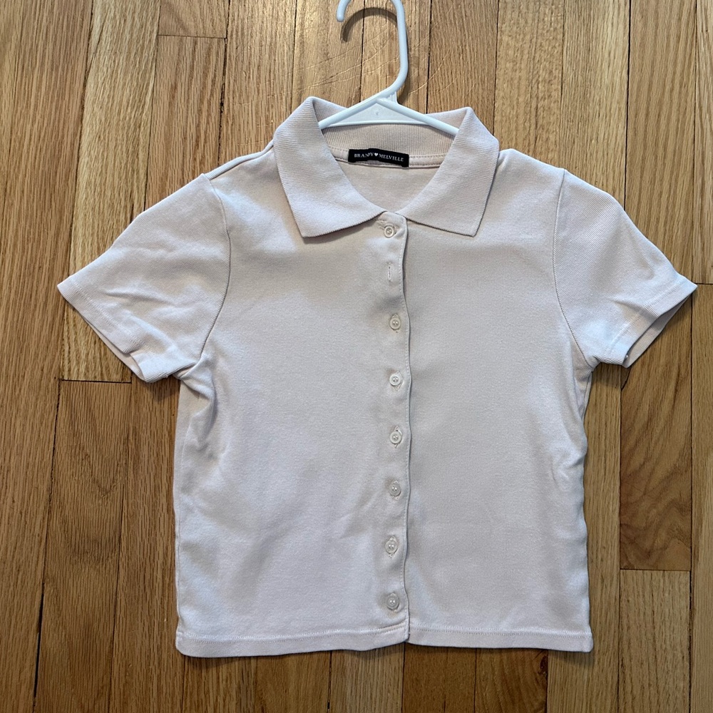 Brandy Melville Pink  Polo